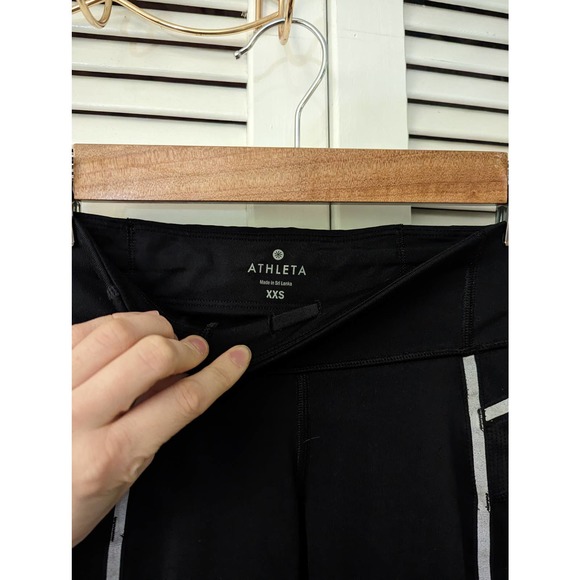 Athleta black reflective leggings XXS - Picture 5 of 5